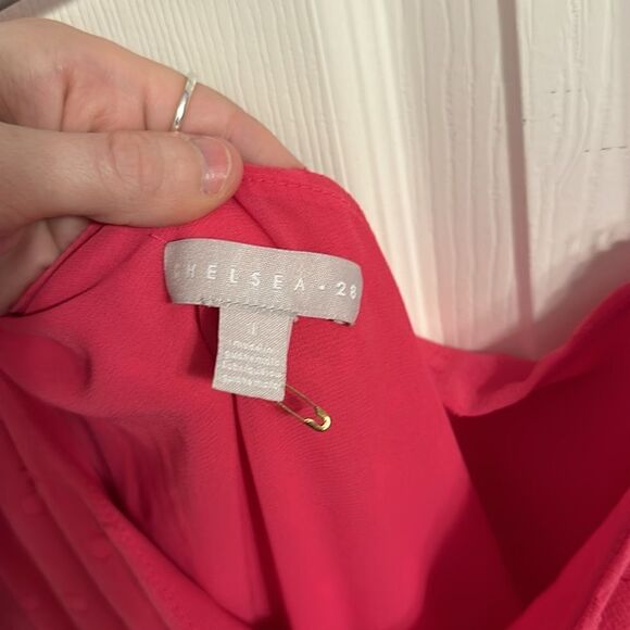 Chelsea 28 Polka Dot Dress Pink. NWOT 1x - Picture 8 of 14